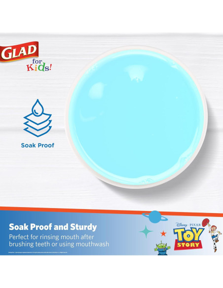 Vasos de Papel Desechables Glad Toy Story 24 Unidades 89.79 ML