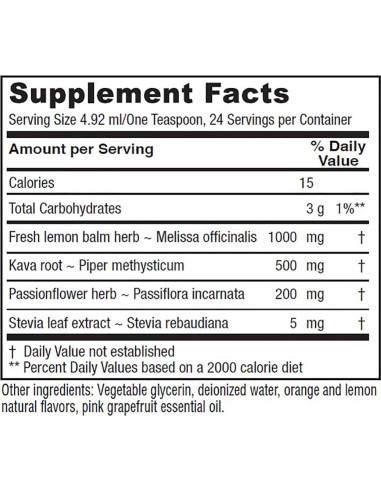 Suplemento Líquido Calmante Vitanica 113.4 ml - Vegano