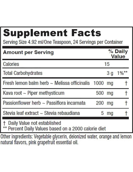 Suplemento Líquido Calmante Vitanica 113.4 ml - Vegano