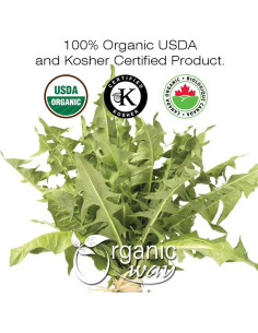 Hoja de Diente de León Orgánica Entera 454g - Organic Way 2