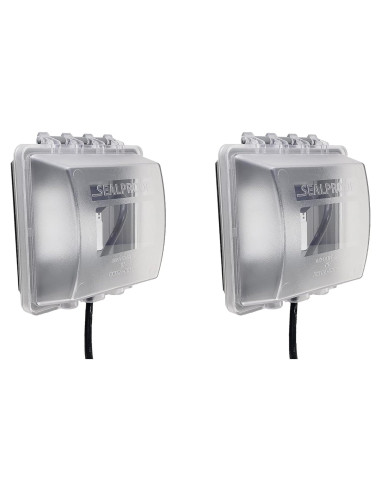 Cubierta Eléctrica 2 Gang Sealproof a Prueba de Climas