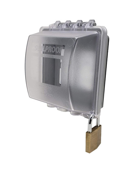 Cubierta Eléctrica 2 Gang Sealproof a Prueba de Climas