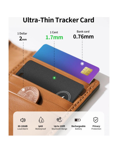 Rastreador Bluetooth FVJ Air-Tag Recargable para iPhone