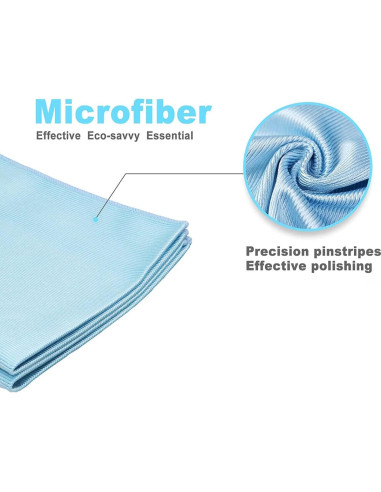 Paño de Limpieza de Ventanas Korwex Microfibra 45x45cm