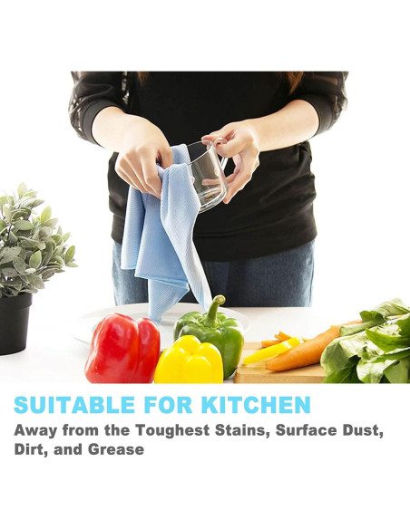 Paño de Limpieza de Ventanas Korwex Microfibra 45x45cm