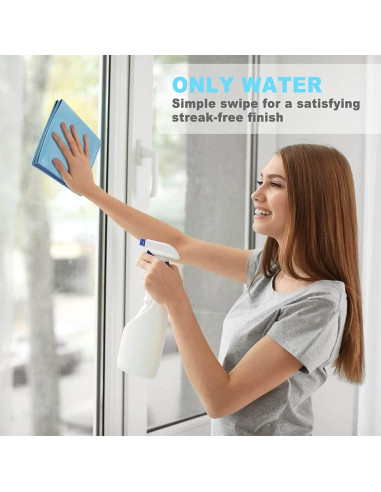 Paño de Limpieza de Ventanas Korwex Microfibra 45x45cm