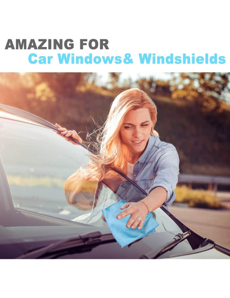 Paño de Limpieza de Ventanas Korwex Microfibra 45x45cm