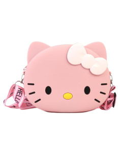 Bolso Cruzado Kawaii AQING Rosa con Lazo para Chicas