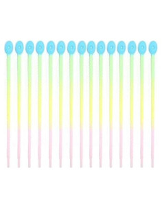 15 Corbatas de Cable de Silicona FAGEGFA Amarillo Gradiente