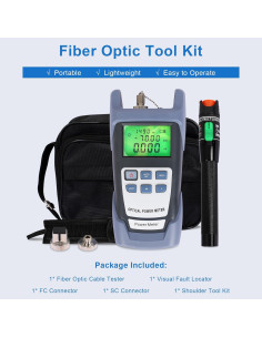Probador de Cable de Fibra Óptica Goeco con Localizador de Fallas 2