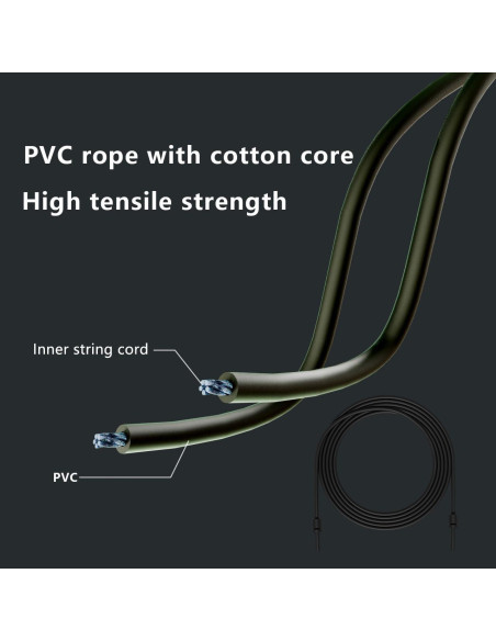 Cuerda de Salto MOGOLD Ajustable 3m PVC Antideslizante