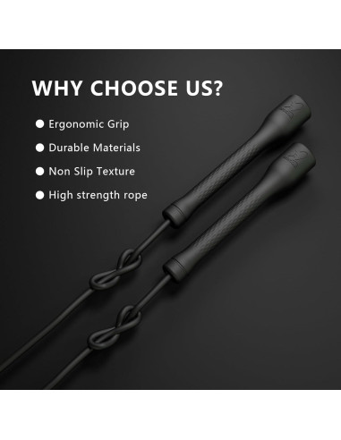 Cuerda de Salto MOGOLD Ajustable 3m PVC Antideslizante