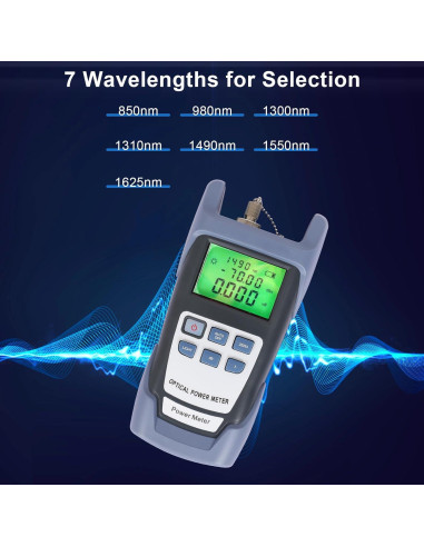 Probador de Cable de Fibra Óptica Goeco con Localizador de Fallas