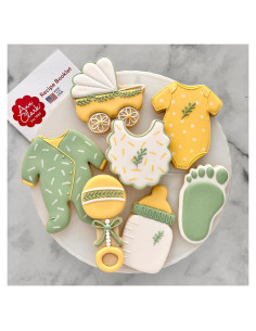 Set de Cortadores de Galletas Ann Clark 7 Piezas Baby Shower