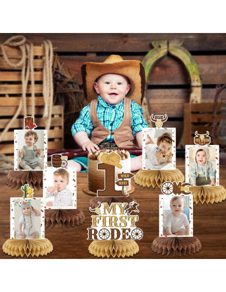 Decoraciones de Cumpleaños Rodeo NUTTYBASH para Niños