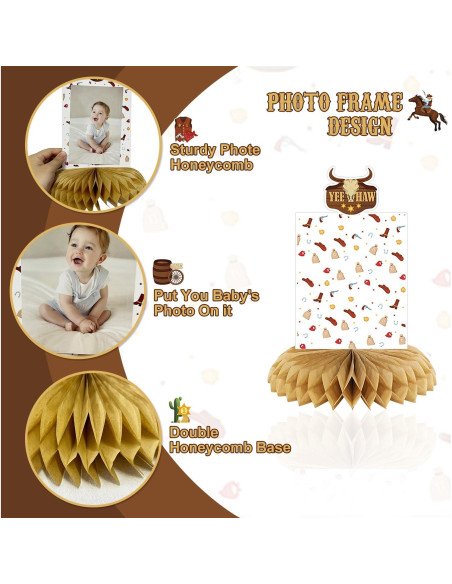 Decoraciones de Cumpleaños Rodeo NUTTYBASH para Niños