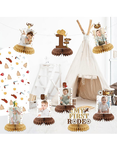 Decoraciones de Cumpleaños Rodeo NUTTYBASH para Niños