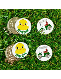 Conjunto de Marcadores de Golf GOLTERS con Clips para Gorra - 4 Piezas 2