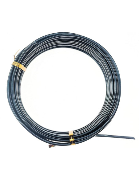 Alambre de Aluminio Flexible Yountiger 3mm Negro 5m para Manualidades