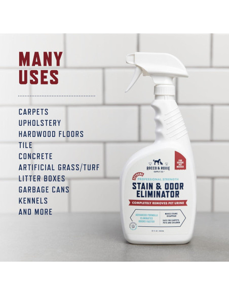 Rocco & Roxie Eliminador de Manchas y Olores 32 oz - Limón