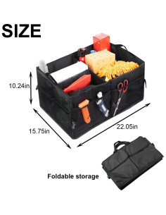 Organizador de Maletero Mandark Plegable 56x40cm Impermeable 2