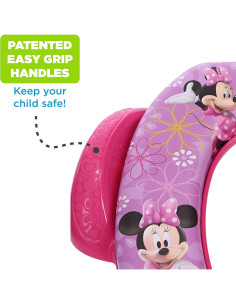 Asiento de Inodoro Suave Ginsey Minnie Mouse 34.29cm Rosa 2