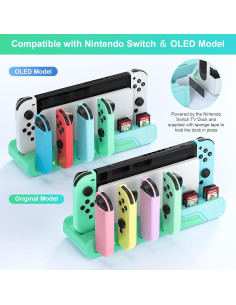 Dock de Carga para Controlador Switch MLIFEMFUL Animal Crossing 2