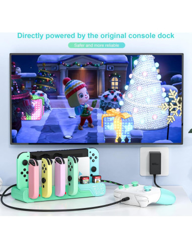 Dock de Carga para Controlador Switch MLIFEMFUL Animal Crossing