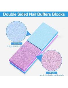 Bloque de Pulido CGBE 50 Piezas 100/180 Grano Doble Cara 2