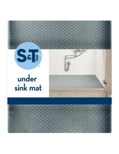 Alfombrilla Bajo Fregadero S&T INC. 61x76 cm Plástico Gris