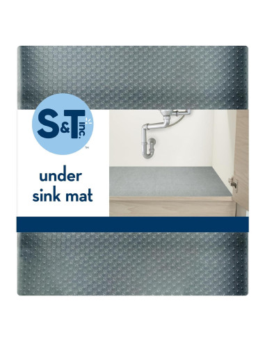 Alfombrilla Bajo Fregadero S&T INC. 61x76 cm Plástico Gris