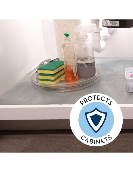 Alfombrilla Bajo Fregadero S&T INC. 61x76 cm Plástico Gris