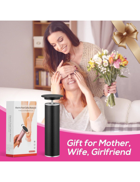 Lima de pies eléctrica KOYYTO con 60 discos de lija negra