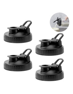 Tapas de Vertedor FyndraX para Frascos Mason Boca Ancha - 4 Pcs
