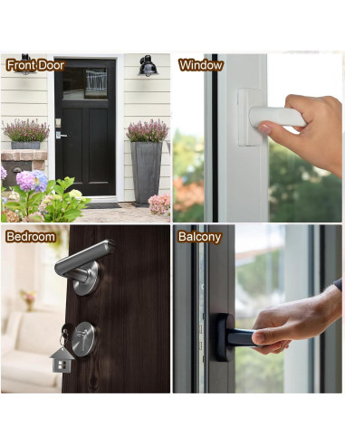 Cubierta de Manija de Puerta uxcell de Silicona Beige 7.1x38.4cm