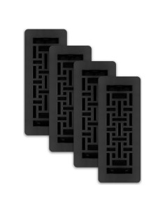 Rejilla de Bajo Perfil Decor Grates LAJH310-BLK 7.62x25.4cm Negro