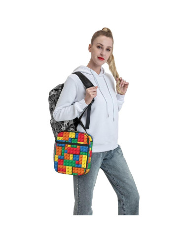 Caja de Almuerzo Aislada YANGZHI Colorida 10L 22x11x26cm