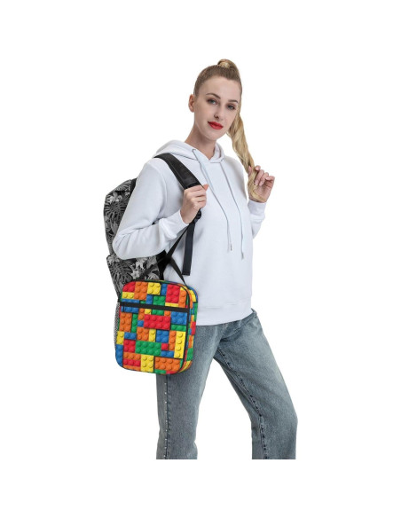 Caja de Almuerzo Aislada YANGZHI Colorida 10L 22x11x26cm