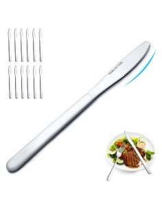 Juego de 12 Cuchillos de Cena Funnydin 20.6 cm Acero Inoxidable