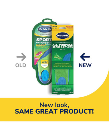 Plantillas Dr. Scholl para Mujeres Talla 36-40 - Soporte y Absorción