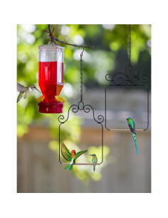 Columpios para Colibríes PACETAP 2 Paquete Metal y Madera 2