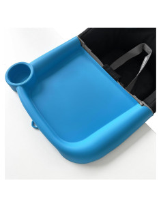 Bandeja de Comida de Silicona Failun para Bebés Azul - Apta para Lavavajillas