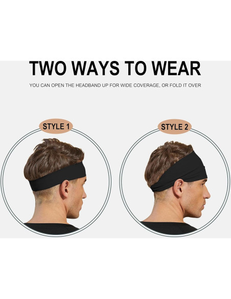 Diademas Deportivas VIMPEP Unisex Antideslizantes 4 Piezas