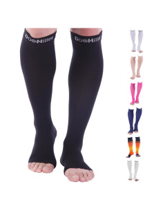 Calcetines de Compresión Doc Miller Punta Abierta 8-15 mmHg