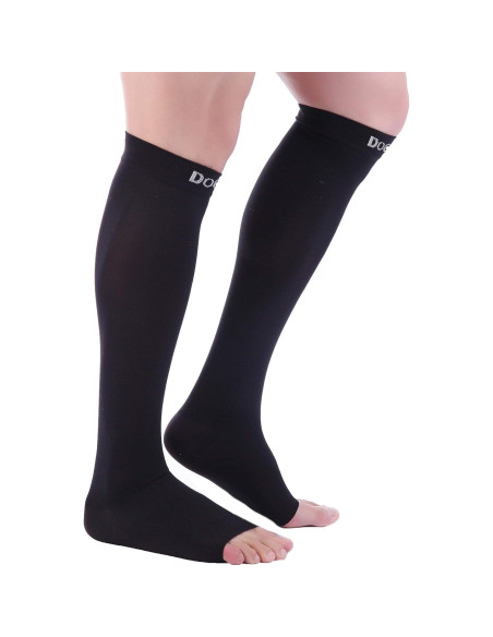 Calcetines de Compresión Doc Miller Punta Abierta 8-15 mmHg