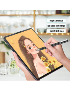 Bolígrafo Estilográfico Yacig 4-en-1 Capacitivo Negro 2