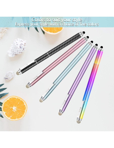 Bolígrafo Estilográfico Yacig 4-en-1 Capacitivo Negro