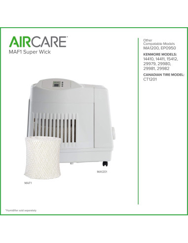 Filtro de mecha para humidificador AIRCARE MAF1 - 1 unidad