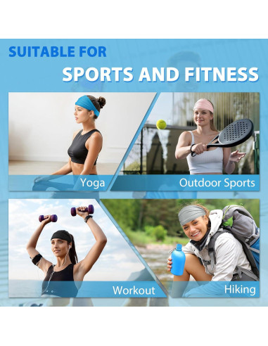 Cinta Ancha Sukeen para Mujeres - Enfriamiento Instantáneo y Antideslizante