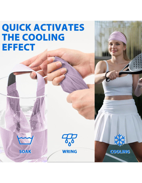 Cinta Ancha Sukeen para Mujeres - Enfriamiento Instantáneo y Antideslizante